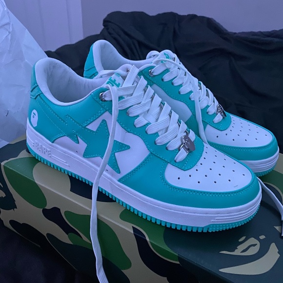 bape a bathing ape white green